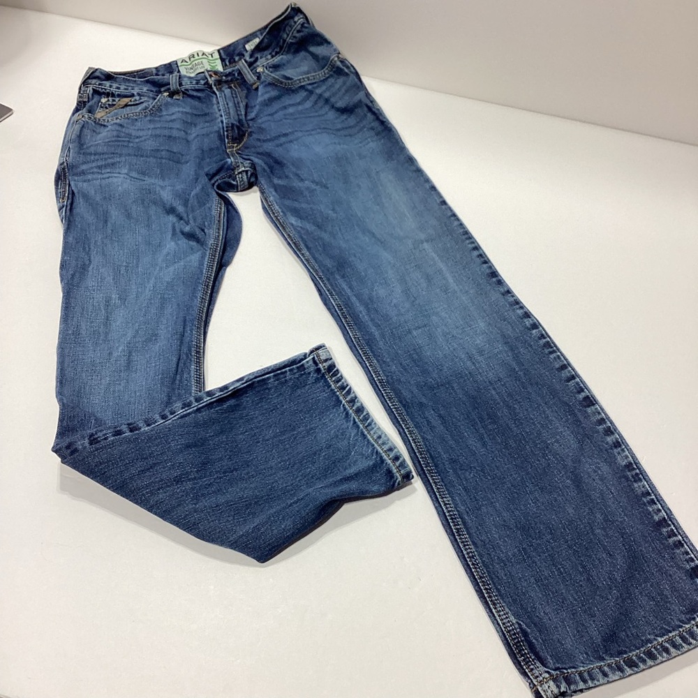 Ariat Dark Blue Denim Jeans - Picture 3 of 13